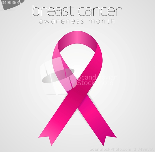 Image of Breast cancer awareness pink ribbon tape design