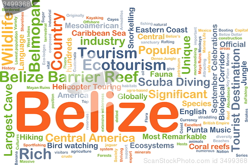 Image of Belize background concept