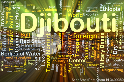 Image of Djibouti background concept glowing