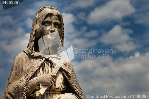 Image of Old cemetery statue