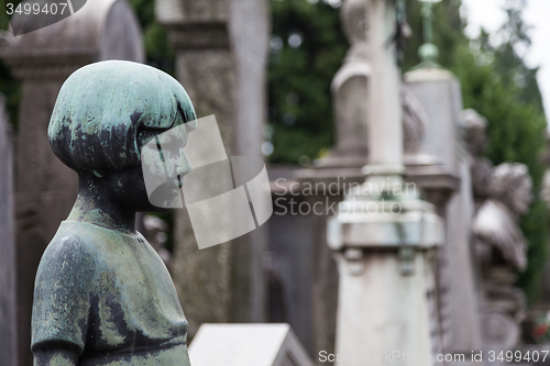 Image of Old Cemetery statue