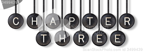 Image of Typewriter buttons, isolated - Chapter three