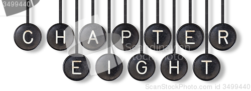 Image of Typewriter buttons, isolated - Chapter eight