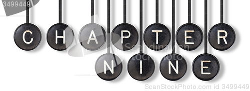 Image of Typewriter buttons, isolated - Chapter nine