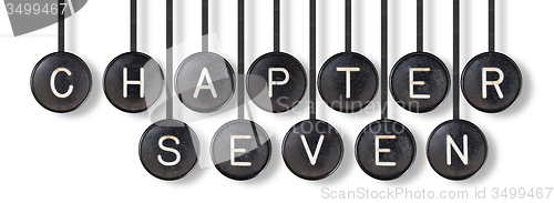 Image of Typewriter buttons, isolated - Chapter seven