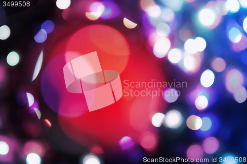 Image of christmas color lights background
