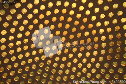 Image of yellow glass circle abstract background