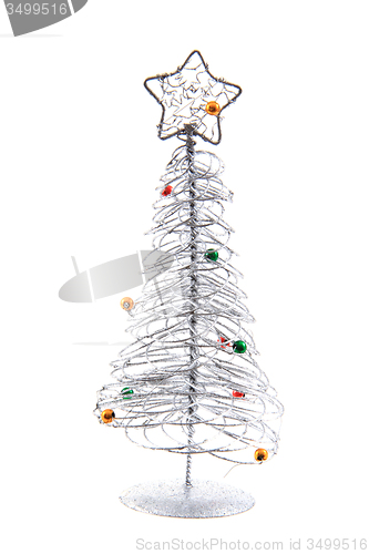 Image of metal christmas tree