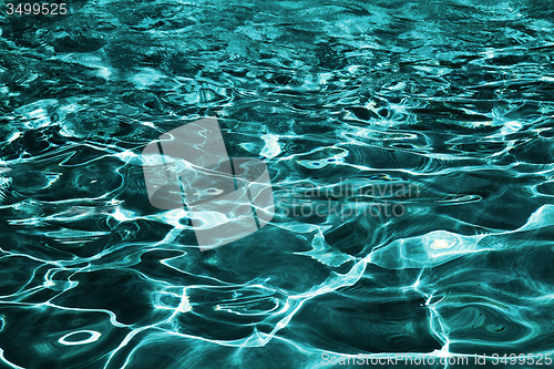 Image of blue water background