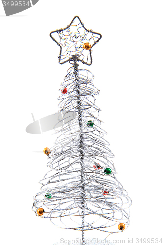 Image of metal christmas tree