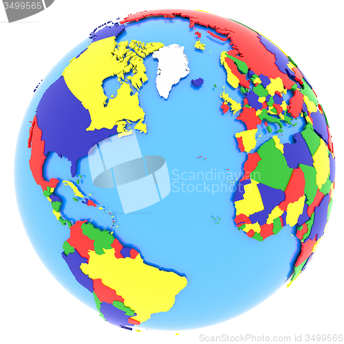 Image of Western hemisphere on Earth