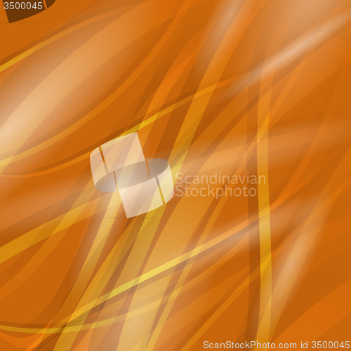 Image of Abstract Orange Wave Background