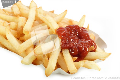 Image of French Fries with Ketchup