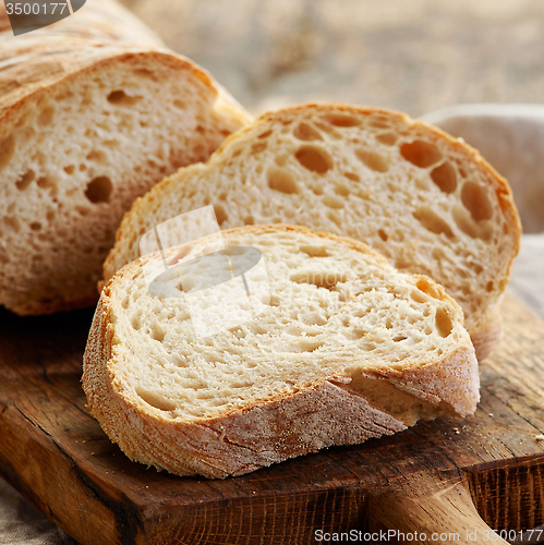 Image of freshly baked ciabatta bread