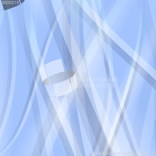 Image of Abstract Blue Wave Background