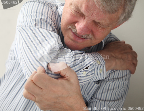 Image of senior man with painful joints