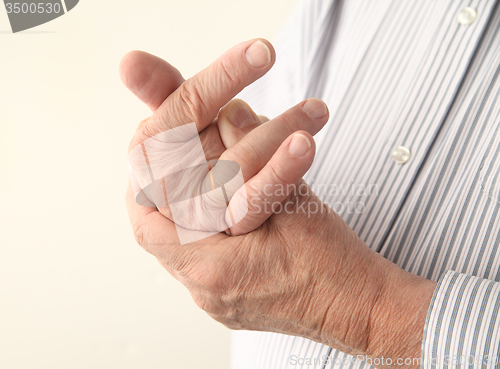 Image of aching fingers