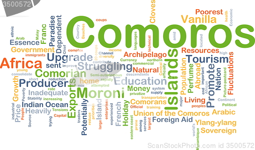 Image of Comoros background concept
