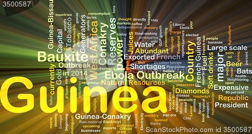 Image of Guinea background concept glowing