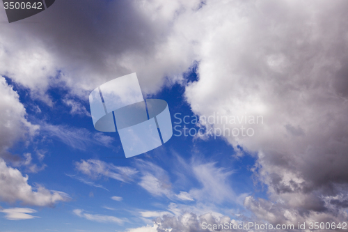 Image of the sky with clouds  