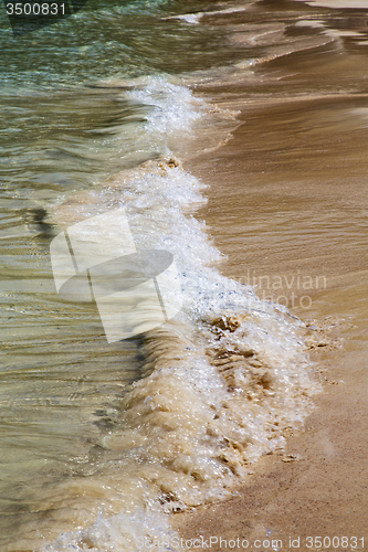 Image of thailand  phangan bay abstract of a gold in water    