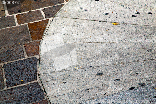 Image of busto arsizio  abstract   pavement of a curch and m 