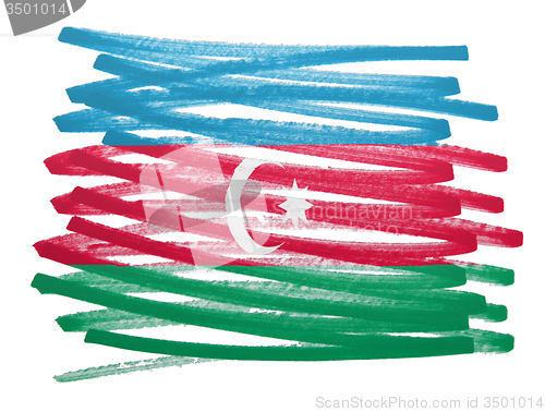 Image of Flag illustration - Azerbaijan