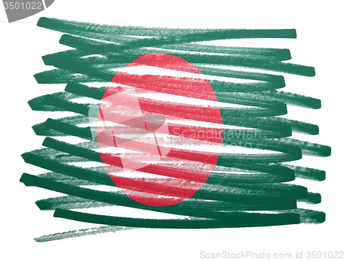 Image of Flag illustration - Bangladesh