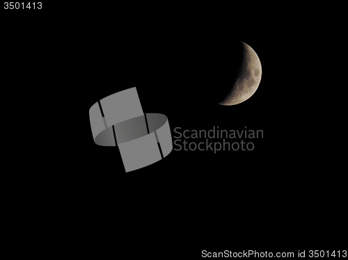 Image of First quarter moon