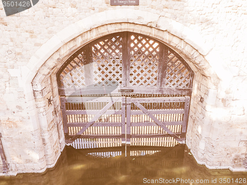 Image of Retro looking Tower of London