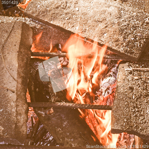Image of Retro looking Barbecue