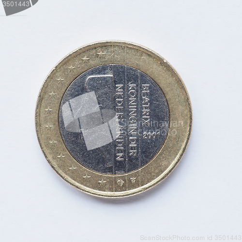 Image of Dutch 1 Euro coin