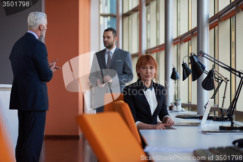 Image of business people group on meeting