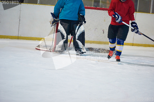 Image of ice hockey player in action