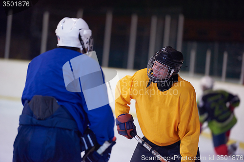 Image of ice hockey sport players