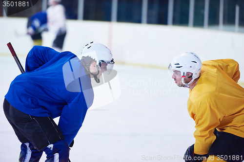 Image of ice hockey player in action