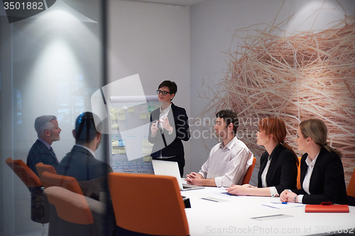 Image of business people group on meeting