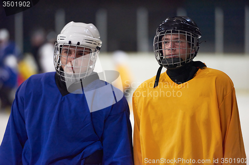 Image of ice hockey sport players