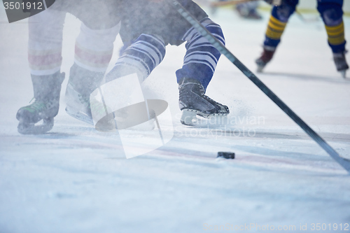 Image of ice hockey player in action