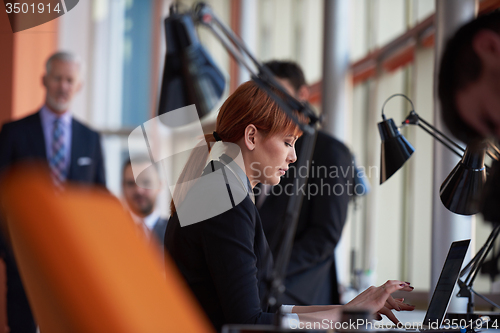 Image of business people group on meeting