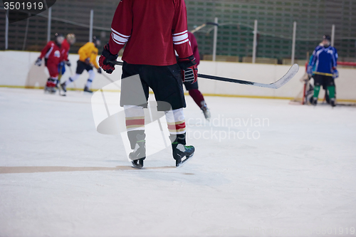 Image of ice hockey sport players