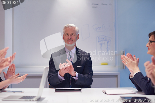 Image of business people group on meeting