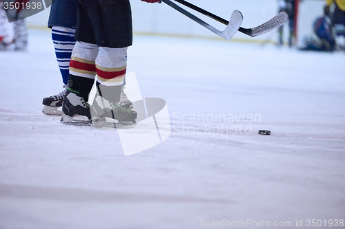 Image of ice hockey player in action