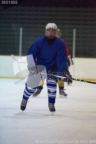 Image of ice hockey player in action