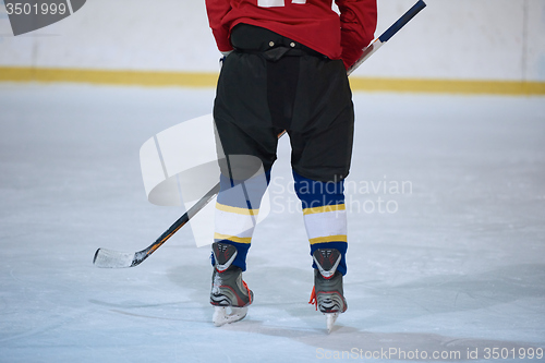 Image of ice hockey player in action