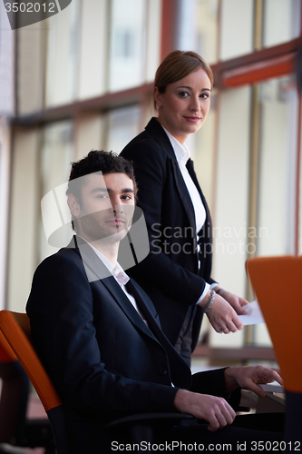 Image of business people group on meeting