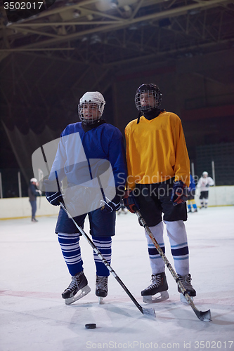 Image of ice hockey sport players