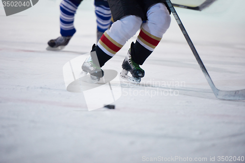 Image of ice hockey player in action