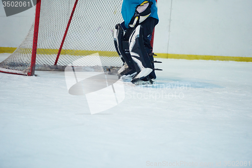 Image of ice hockey player in action