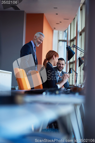 Image of business people group on meeting